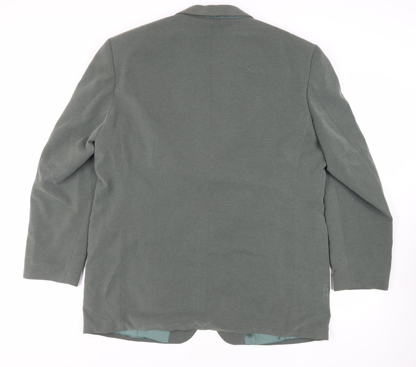 Marks and Spencer Mens Green Polyester Jacket Blazer Size 46 Regular