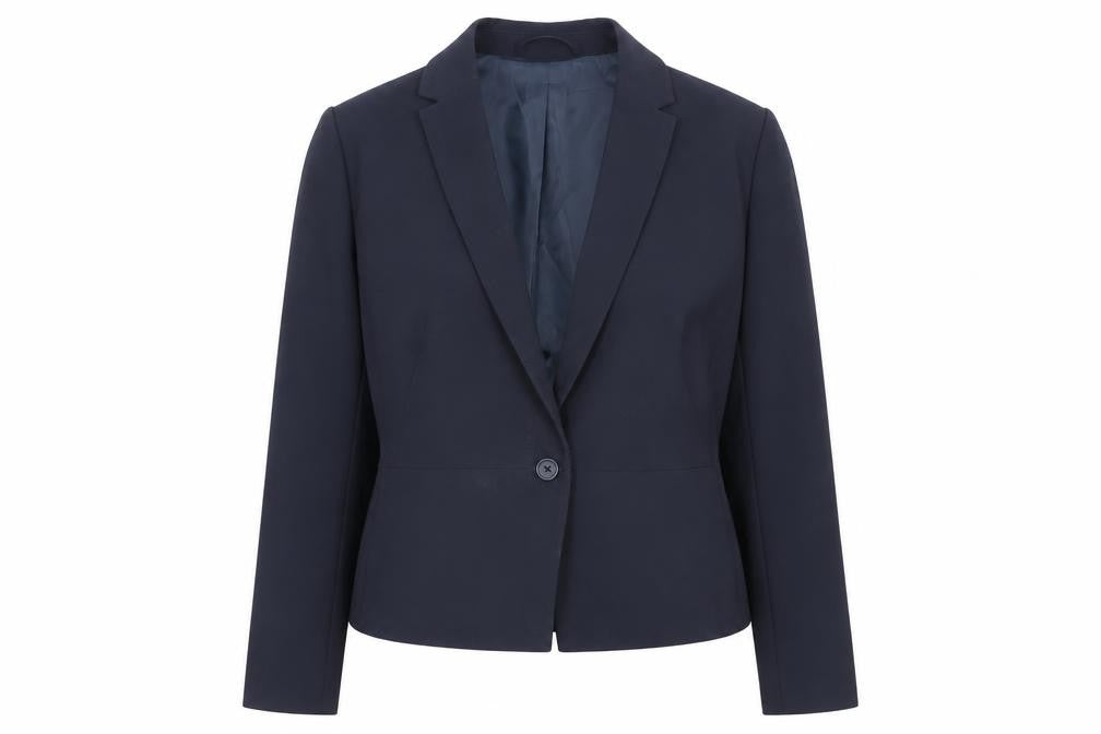 Marks & Spencer Womens Blue Jacket Blazer Size 16 Button