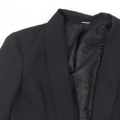 Select Womens Black Jacket Blazer Size 10 - Open