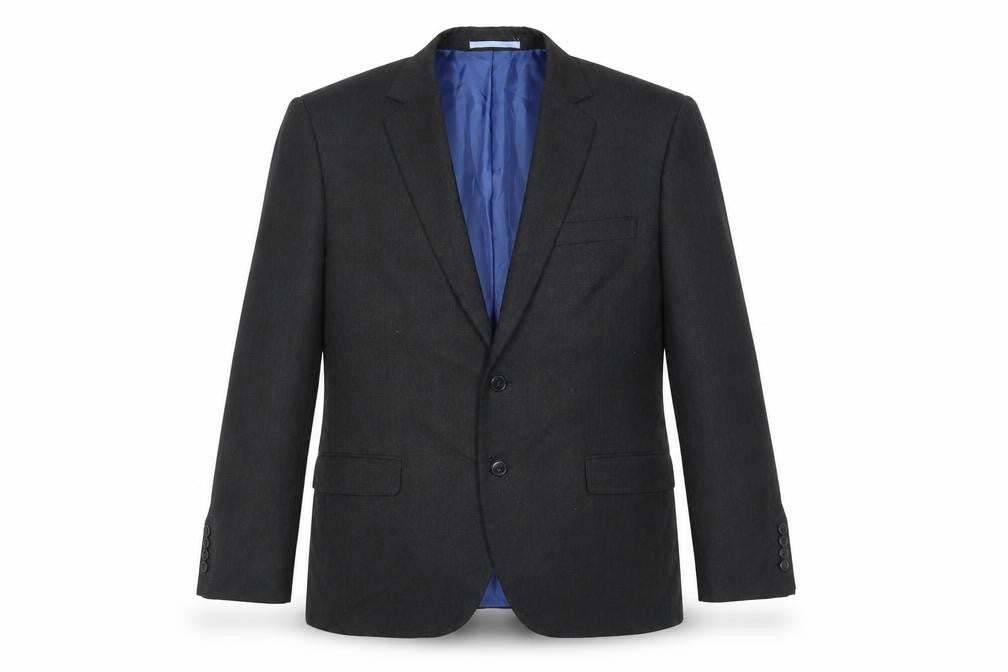 Marks & Spencer Mens Black Polyester Jacket Suit Jacket Size 42 Regular