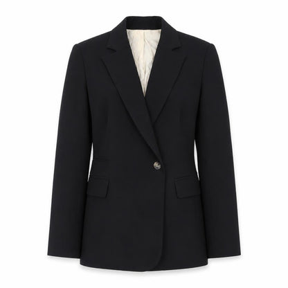Topshop Womens Black Jacket Blazer Size 10 Button
