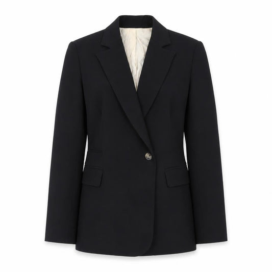 Topshop Womens Black Jacket Blazer Size 10 Button