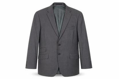 Front view of Autograph men’s grey polyester jacket suit jacket, size 44, regular