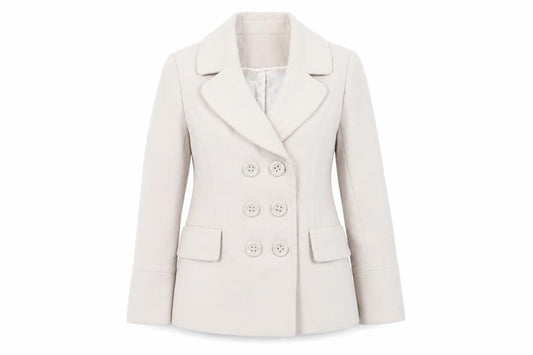 Debenhams Womens Beige Jacket Size 16 Button