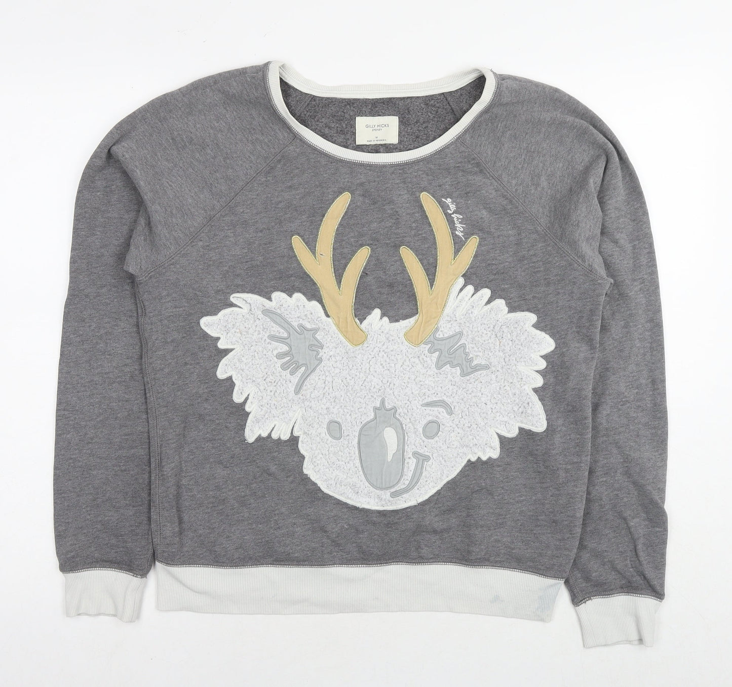 Gilly Hicks Womens Grey Cotton Pullover Sweatshirt Size M Pullover - Coala