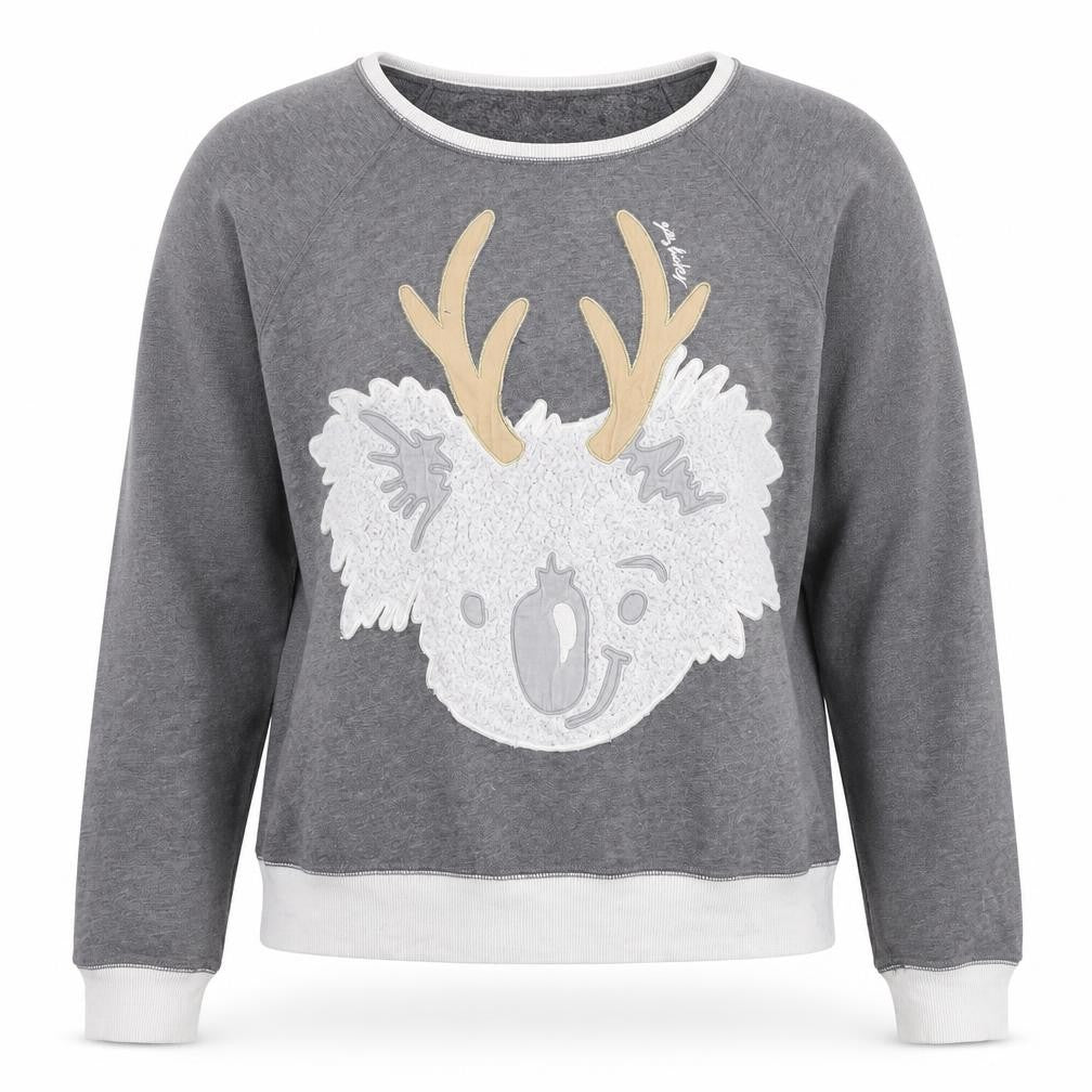 Gilly Hicks Womens Grey Cotton Pullover Sweatshirt Size M Pullover - Coala