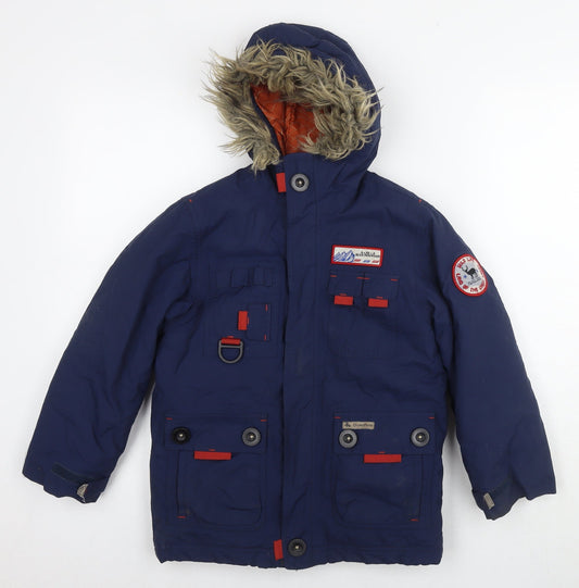 DECATHLON Boys Blue Jacket Size 6 Years Zip