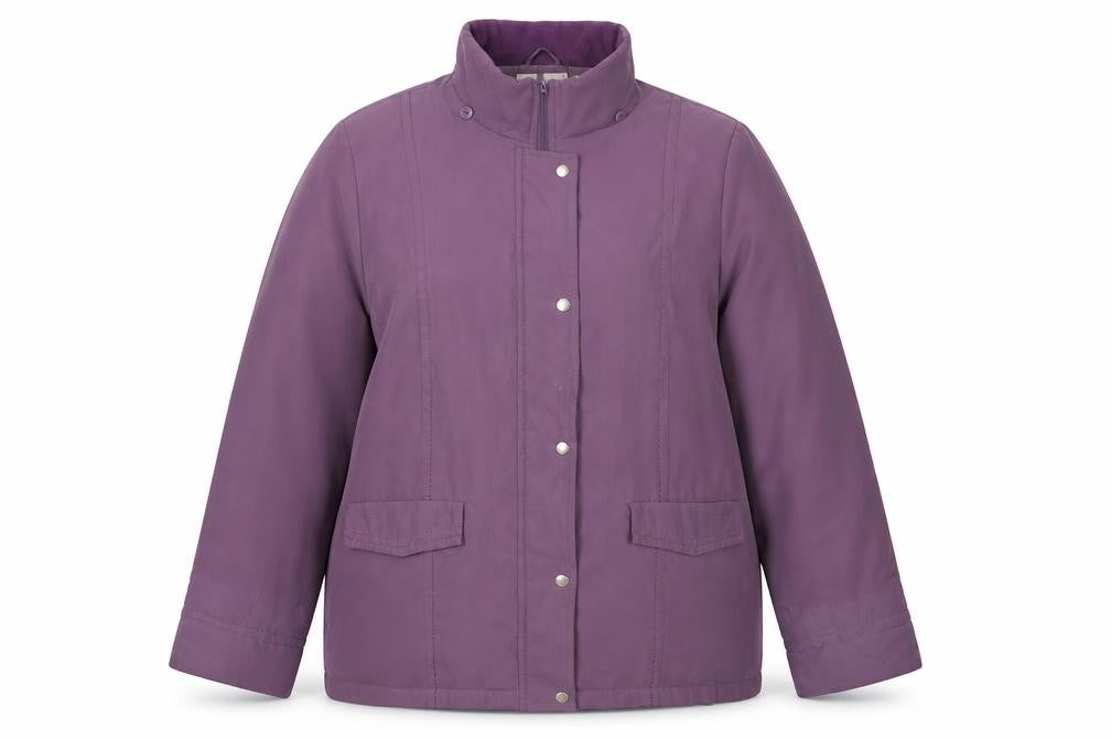EWM Womens Purple Jacket Size 18 Zip