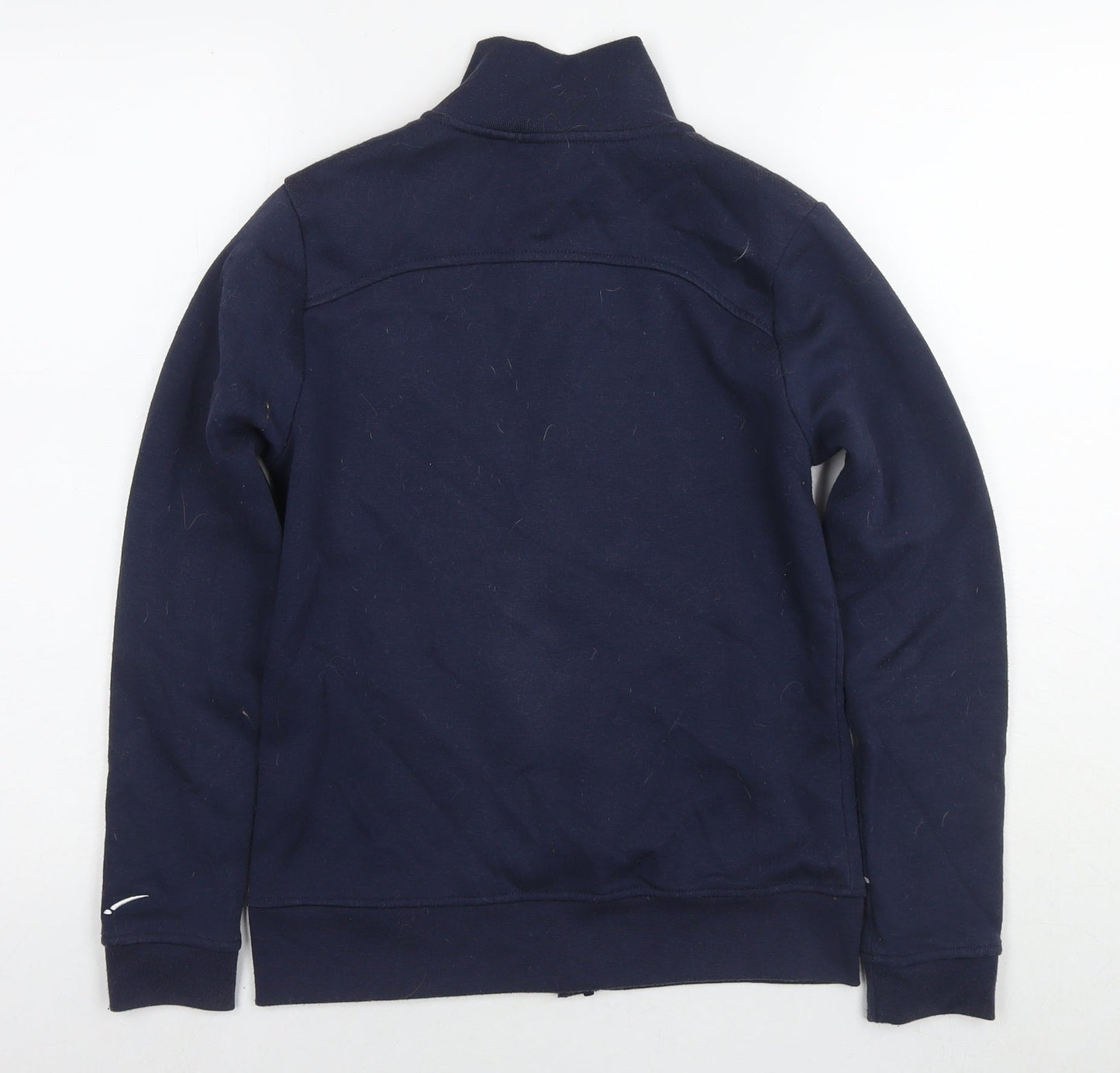 LA Gear Womens Blue Cotton Full Zip Hoodie Size 6 Pullover