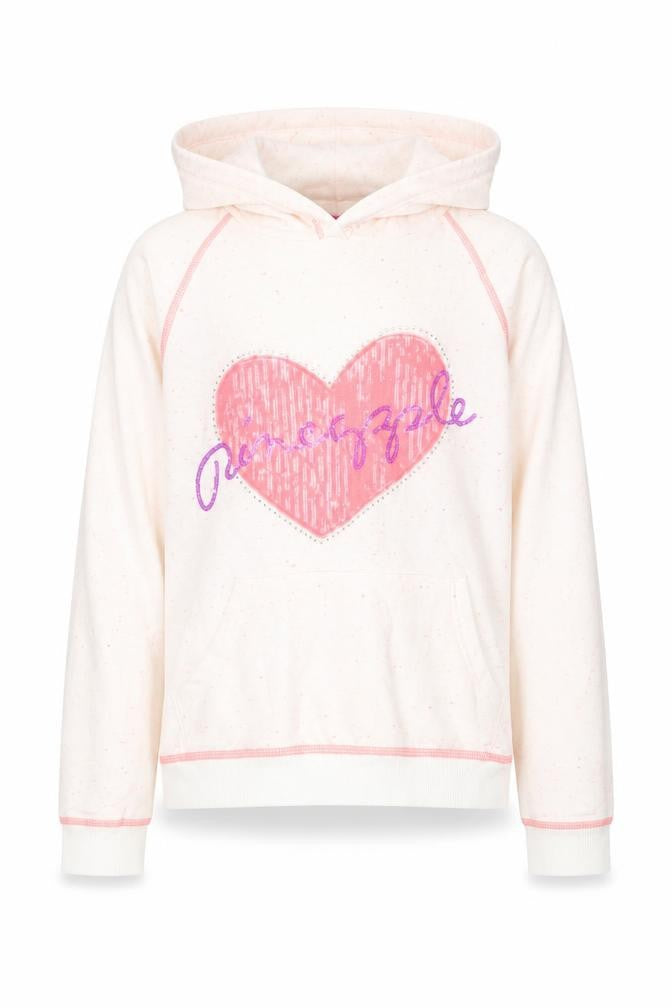 Pineapple Girls Pink Cotton Pullover Hoodie Size 13-14 Years Pullover