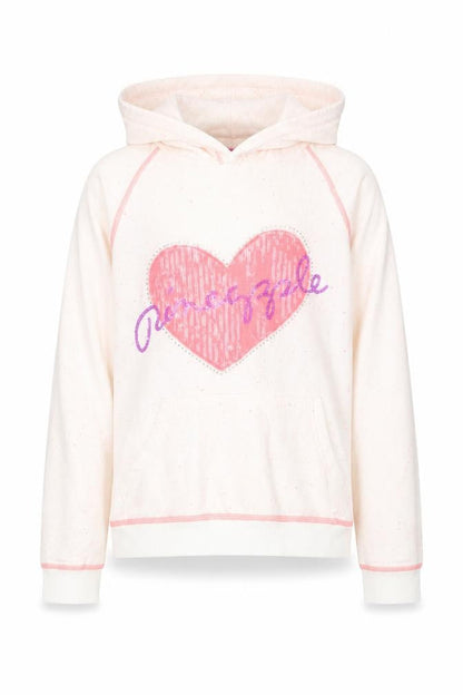 Pineapple Girls Pink Cotton Pullover Hoodie Size 13-14 Years Pullover