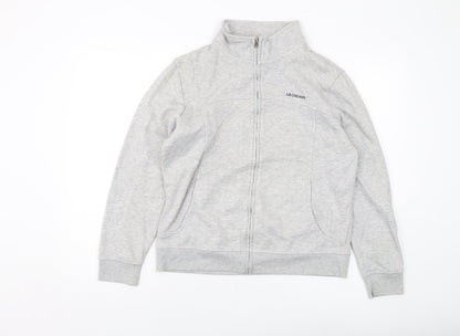 LA Gear Womens Grey Polyester Full Zip Sweatshirt Size 14 Zip