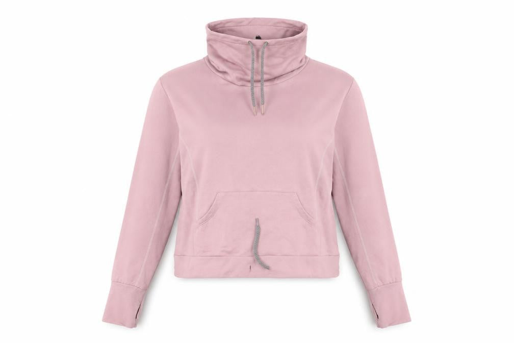 Savannah Miller Womens Pink Polyester Pullover Sweatshirt Size L Pullover
