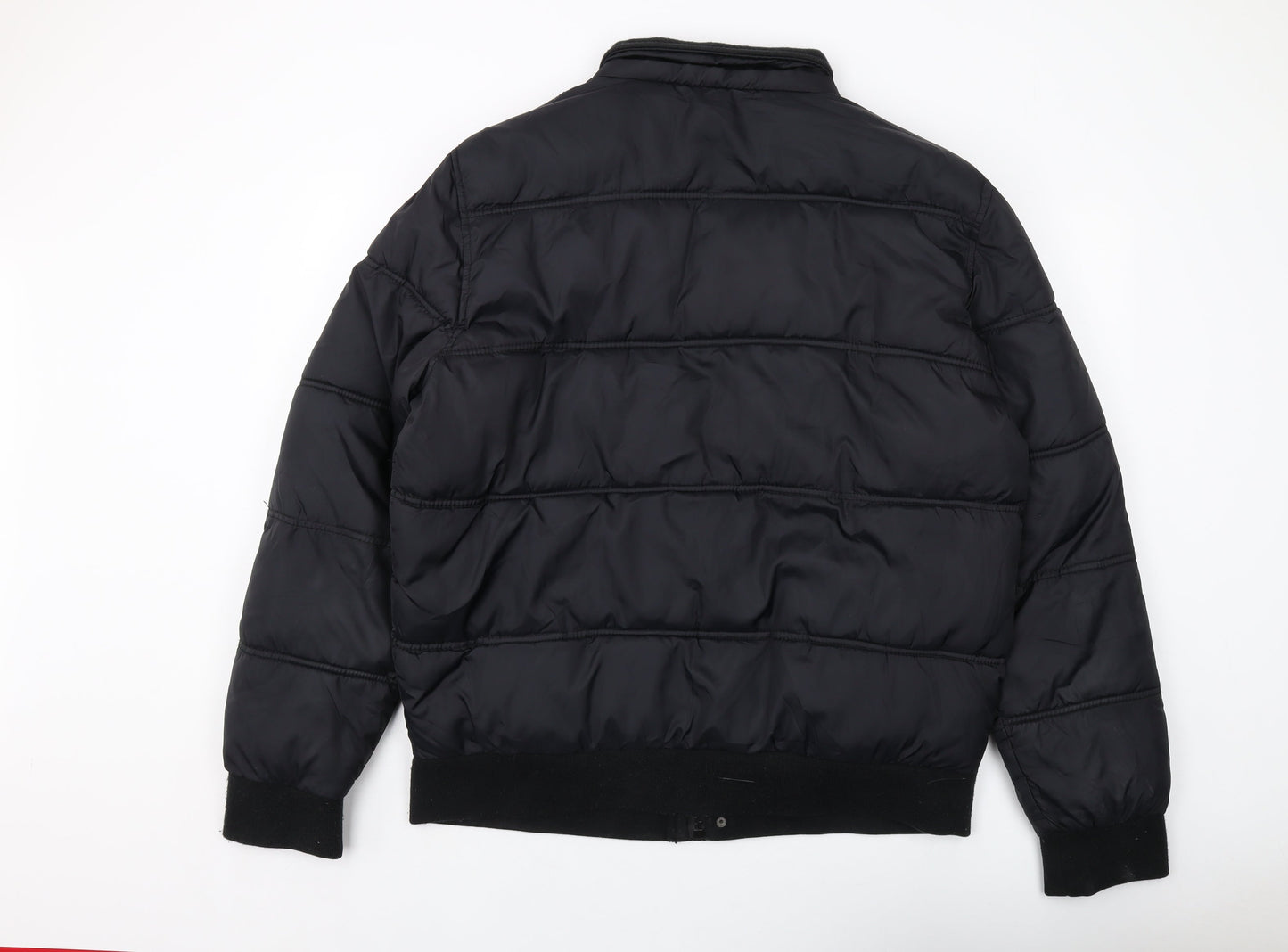 Southern California Mens Black Puffer Jacket Jacket Size XL Zip