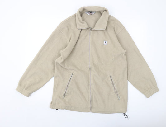 One Valley Mens Beige Jacket Size M Zip
