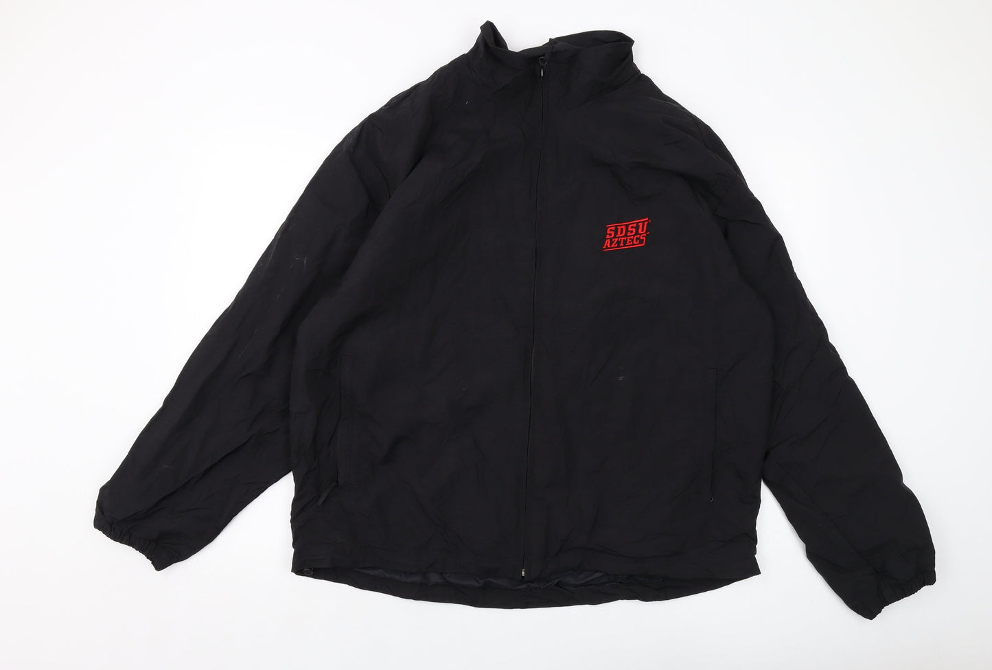 Garment Company Mens Black Jacket Size L Zip