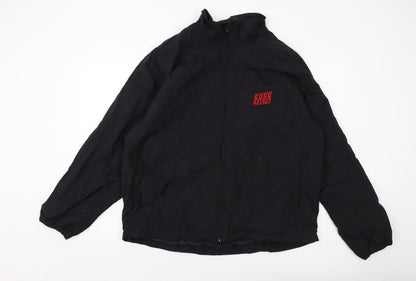 Garment Company Mens Black Jacket Size L Zip