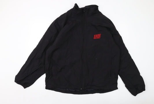 Garment Company Mens Black Jacket Size L Zip