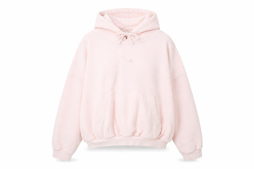 Prévu Womens Pink Cotton Pullover Hoodie Size 6 Pullover