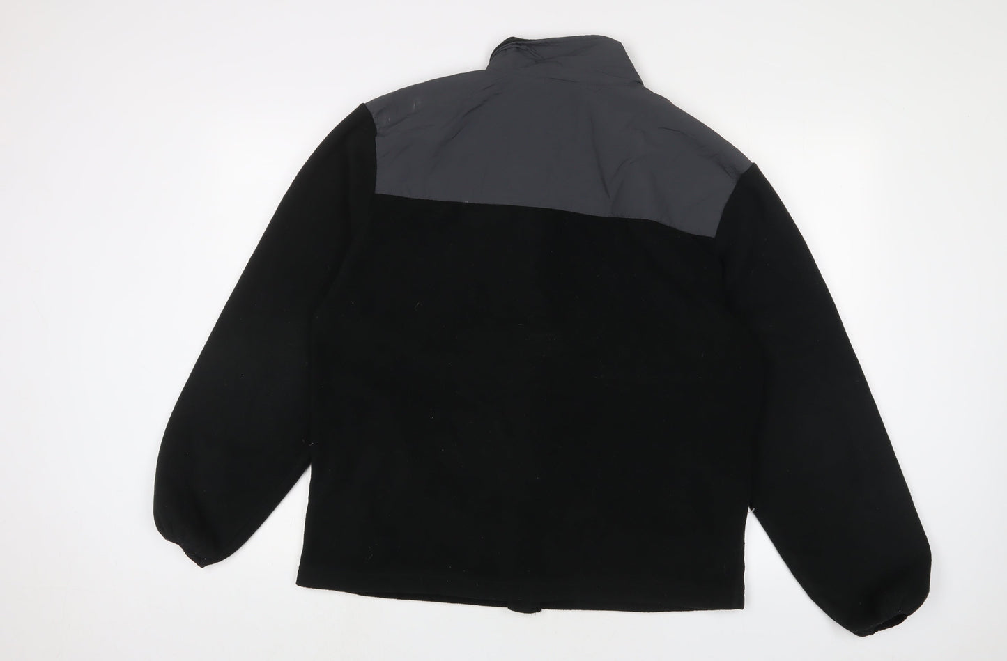 Disney Mens Black Jacket Size M Zip - Logo