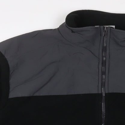 Disney Mens Black Jacket Size M Zip - Logo