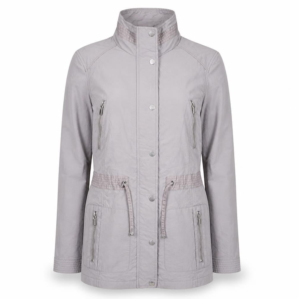 RJR.John Rocha Womens Grey Jacket Size 10 Zip