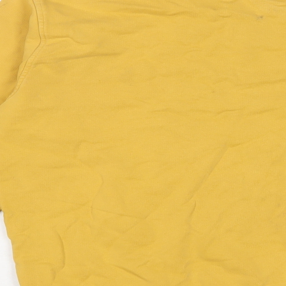 Colorful Standard Womens Yellow Cotton Pullover Sweatshirt Size S Pullover