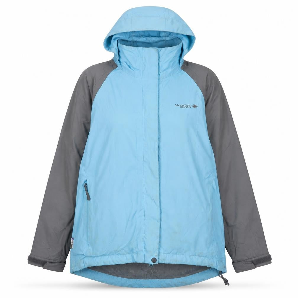 Mountain Designs Womens Blue Jacket Coat Size 8 Zip