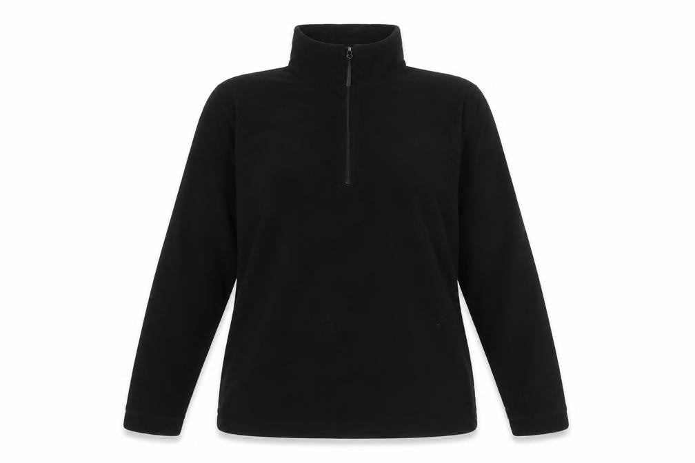 Parallel Womens Black Polyester Pullover Sweatshirt Size 12 Zip