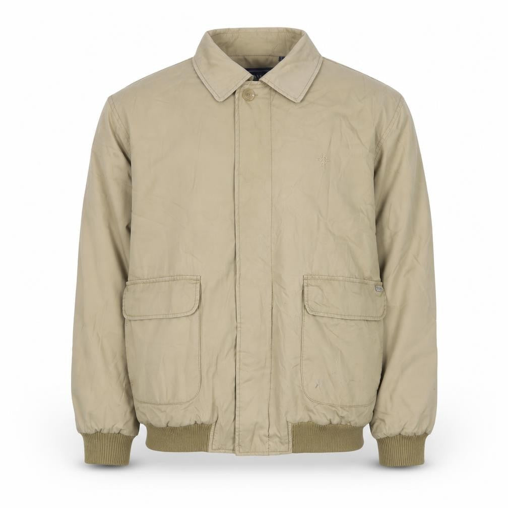 Maine Mens Beige Jacket Size L Zip