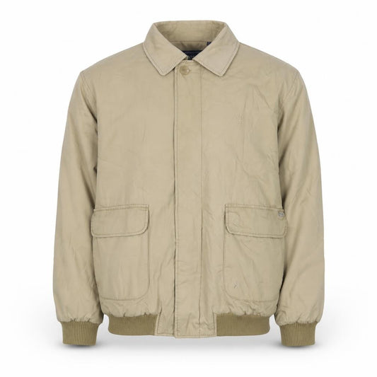 Maine New England Mens Beige Jacket Size L Zip