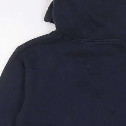Preloved Stranger Things Mens Blue Cotton Pullover Hoodie Size S - Label