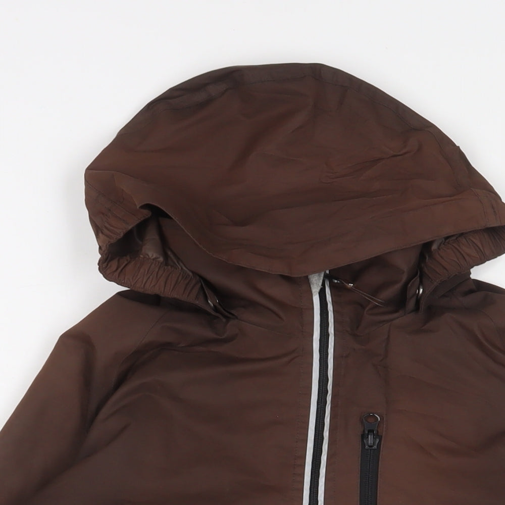 Horseware Boys Brown Basic Coat Coat Size 9-10 Years Zip