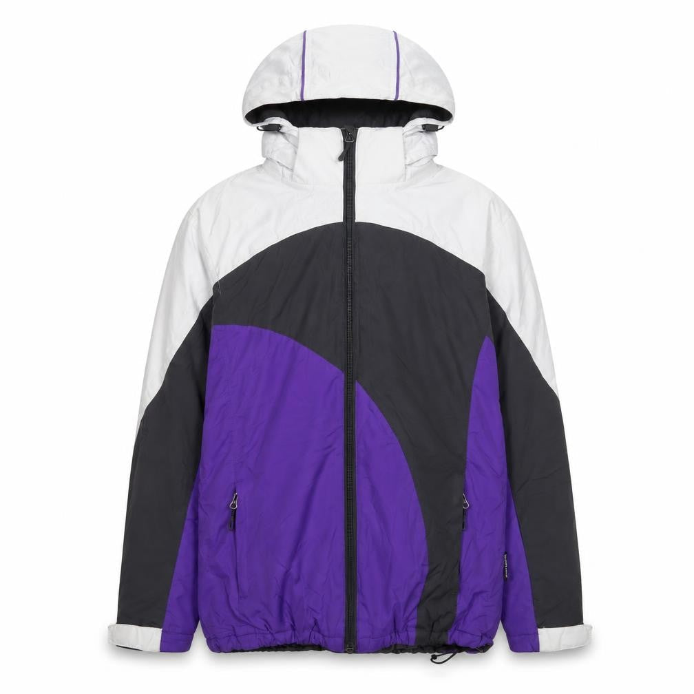 Crane Mens Purple Jacket Coat Size M Zip