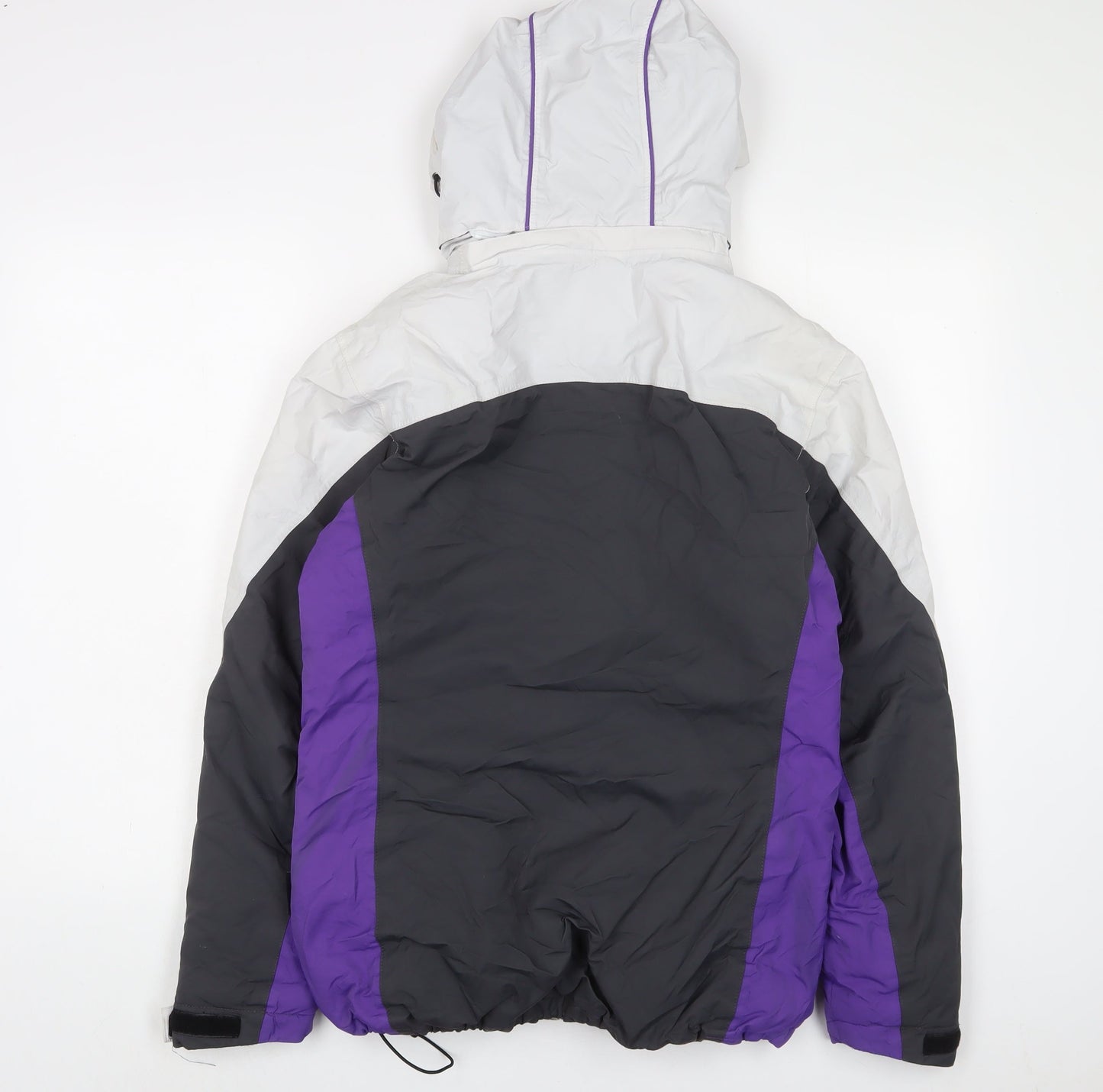 Crane Mens Purple Jacket Coat Size M Zip