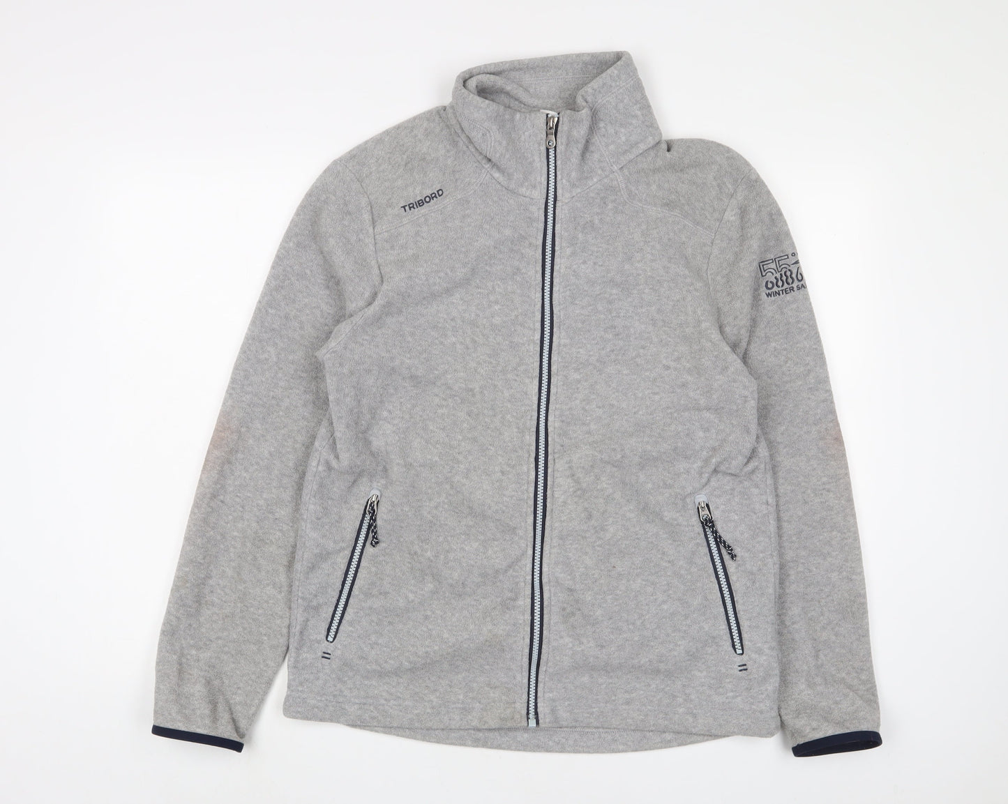 DECATHLON Mens Grey Jacket Size L Zip