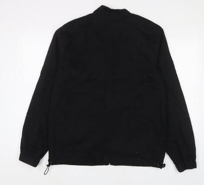 Bellfield Mens Black Jacket Size L Zip