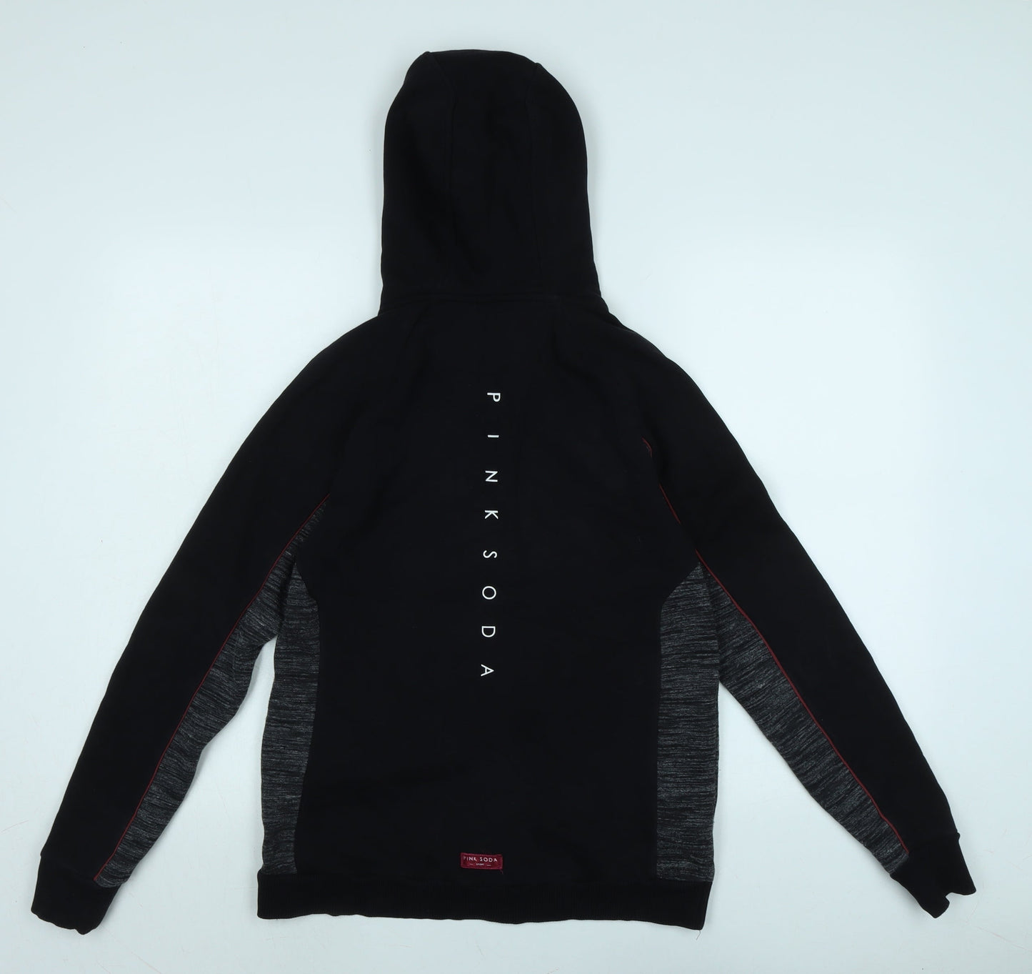 Pink Soda Womens Black Jacket Size 6 Zip - Logo