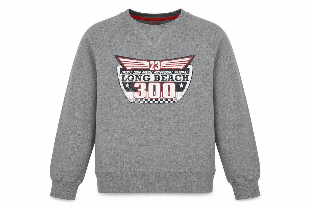Authentic Boys Grey Polyester Pullover Sweatshirt Size S - Logo