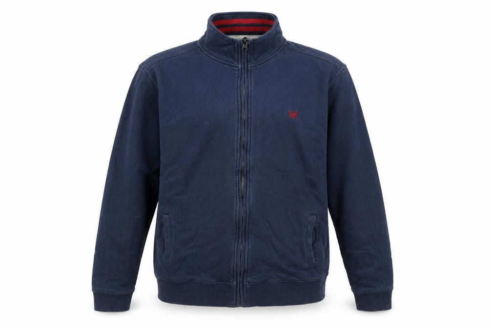 Crew Clothing Mens Blue Jacket Size L - Logo