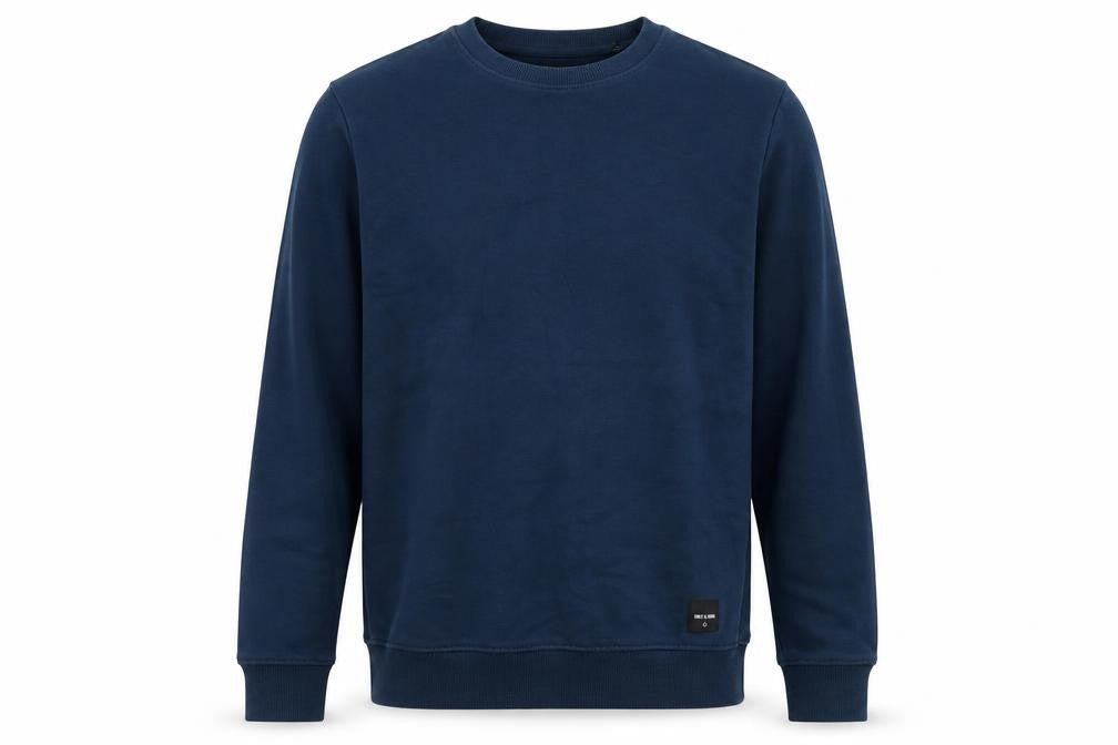 ONLY & SONS Womens Blue Polyester Pullover Sweatshirt Size XS - Logo
