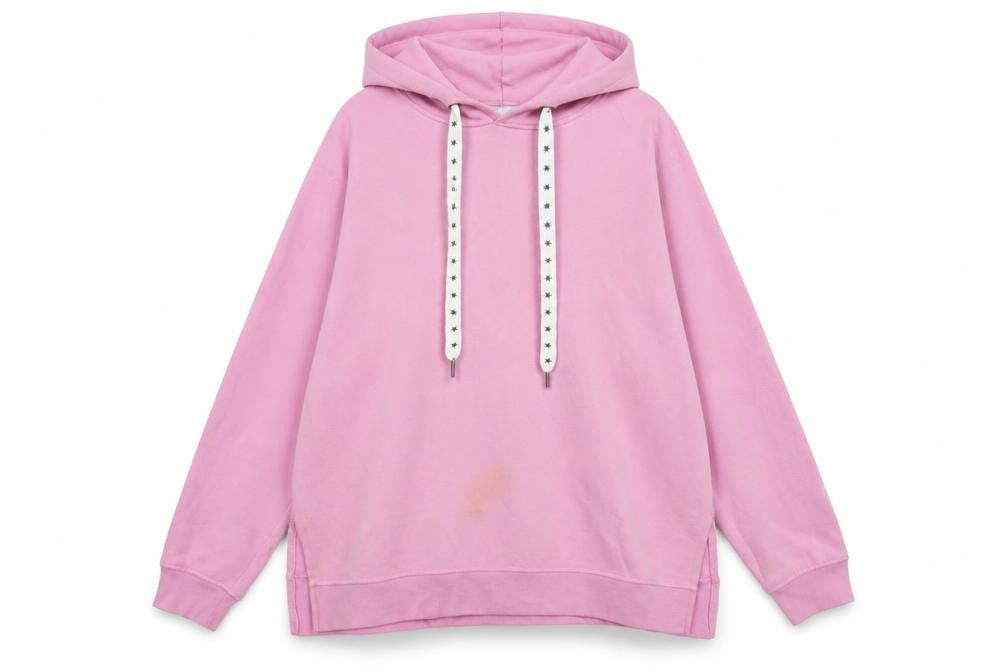 Only Womens Pink Cotton Pullover Hoodie Size XL - Logo