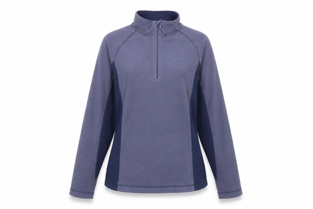 Mountain Life Womens Purple Mock Neck Polyester Pullover Jumper Size 8 - Logo