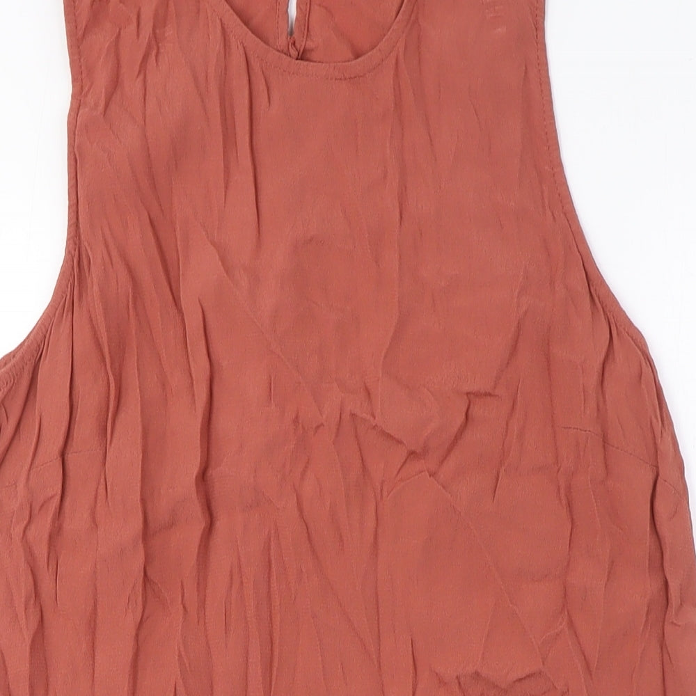 New Look Women's Brown Sleeveless Tank Top