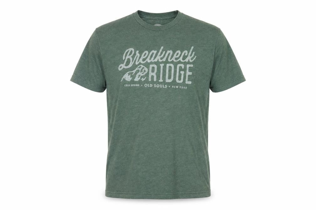 Old Souls Mens Green Cotton T-Shirt Size M Crew Neck - Breakneck Ridge