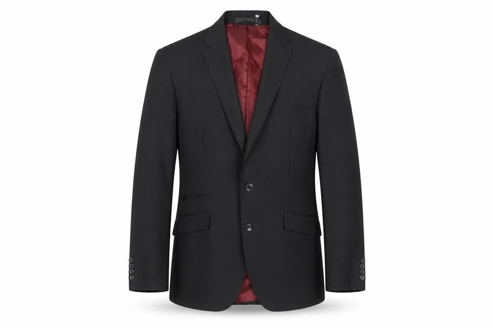 Autograph Mens Black Wool Jacket Suit Jacket Size 42 Regular