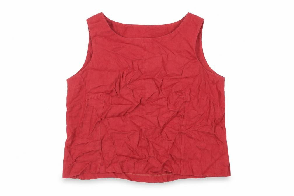 Ann Harvey Womens Red Viscose Basic Tank Size 20 Boat Neck