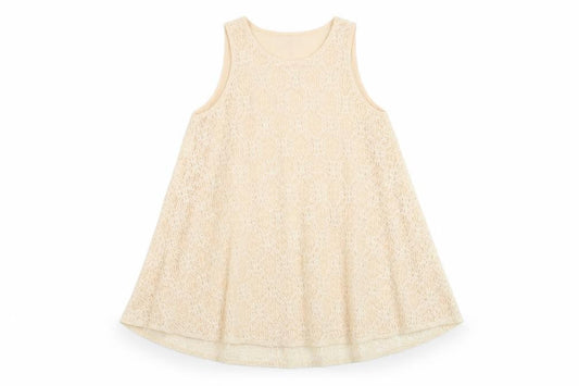 Topshop Womens Beige Polyester Trapeze & Swing Size 8 Round Neck Pullover