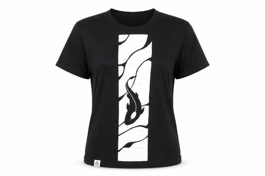 Tomoto Womens Black Viscose Basic T-Shirt Size S Crew Neck