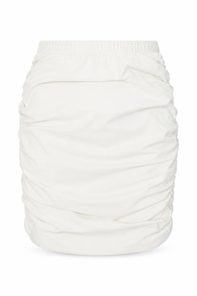PRETTYLITTLETHING Womens White Polyester Mini Skirt Size 8